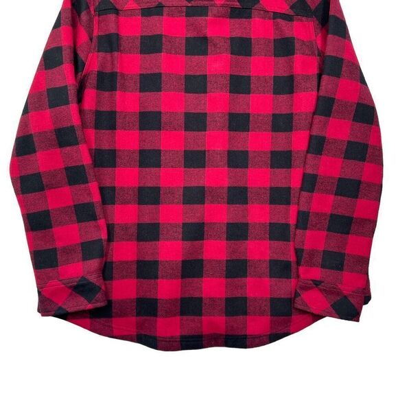 Orvis Women's Fleeced Lined Flannel Pinnacle Shacket Shirt Jacket - Picture 8 of 11